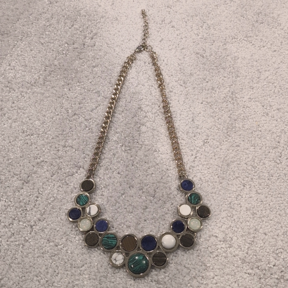 Jewel-tone necklace